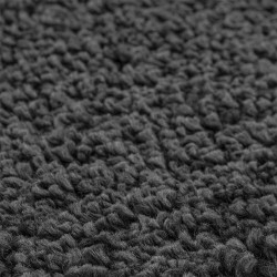 Tapis Shaggy avec support en latex Gris foncé ø160 cm 
