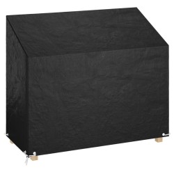 Housse de banc de jardin 8 œillets 160x70x70/88 cm polyéthylène 