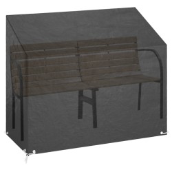 Housse de banc de jardin 8 œillets 160x70x70/88 cm polyéthylène 