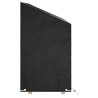 Housse de banc de jardin 8 œillets 160x70x70/88 cm polyéthylène 