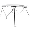 Toit bimini à 4 arceaux parois en maille 243x(170-182)x137 cm 