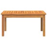 Table basse 75x40x38 cm en bois massif d'acacia 
