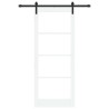 Porte coulissante avec ensemble de quincaillerie 'ORKDAL'blanche 86x211 cm 