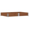 Collier de palette marron 150x100 cm bois de pin solide 