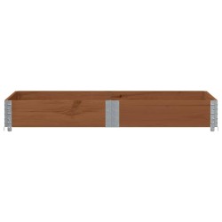 Collier de palette marron 150x100 cm bois de pin solide 