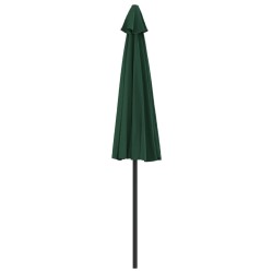 Parasol de balcon avec mât en aluminium Vert 270x144 cm Demi 