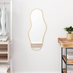 Miroir mural Doré 80x35 cm 