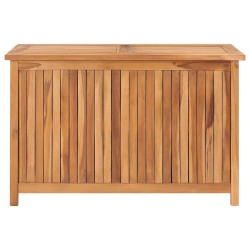 Boîte de rangement de jardin 90x50x58 cm Bois de teck solide 