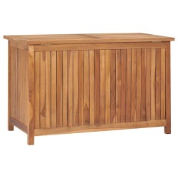 Boîte de rangement de jardin 90x50x58 cm Bois de teck solide 