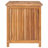 Boîte de rangement de jardin 90x50x58 cm Bois de teck solide 