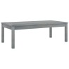 Table basse 100x50x33 cm Gris Bois d'acacia solide 