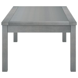 Table basse 100x50x33 cm Gris Bois d'acacia solide 