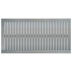 Table basse 100x50x33 cm Gris Bois d'acacia solide 
