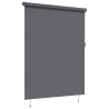 Store Roulant Extérieur Rayé Réglable Anthracite 200 x 250 cm tissu 