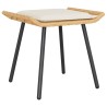 Tabourets de jardin 2 pcs Naturel 50x40x45 cm Rattan synthétique 