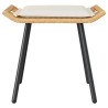 Tabourets de jardin 2 pcs Naturel 50x40x45 cm Rattan synthétique 