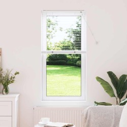 Store de Fenêtre avec des rideaux Autre Blanc 60 x 130 cm Aluminium 