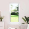 Store de Fenêtre avec des rideaux Autre Blanc 60 x 130 cm Aluminium 