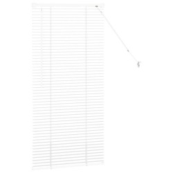 Store de Fenêtre avec des rideaux Autre Blanc 60 x 130 cm Aluminium 