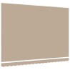 Tissu de Remplacement de Store pour Cadre de 4.5x3.5 m Beige 