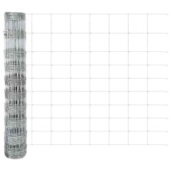 Poteaux de clôture 22 pcs U-Channel 100 cm Acier galvanisé 