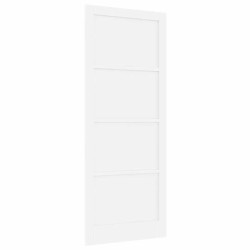 Porte Intérieure 'ORKDAL'Blanche 93x232x4 cm en Bois de Pin 