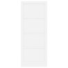 Porte Intérieure 'ORKDAL'Blanche 93x232x4 cm en Bois de Pin 