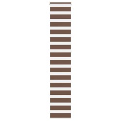Store zèbre marron 45x230 cm largeur du tissu 40,9 cm polyester 