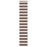Store zèbre marron 45x230 cm largeur du tissu 40,9 cm polyester 