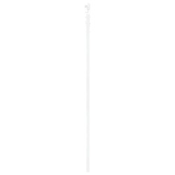 Porte Coulissante avec Ensemble de Quincaillerie Blanche 93x202 cm Bois Massif Pin 