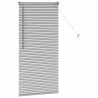 Store de Fenêtre avec des rideaux Argenté 60 x 130 cm Aluminium 
