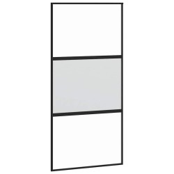 Porte coulissante kit de quincaillerie trempé verre aluminium 