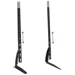 Support TV 2 pcs pour écran 37-75 pouces max VESA 600x400 mm 