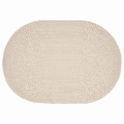 Tapis Crème 140 x 200 cm PP 