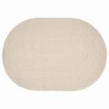 Tapis Crème 140 x 200 cm PP 