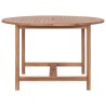 Table de salle à manger de jardin Ø110x75cm Bois massif de teck  