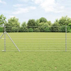 Clôture de champ 1 x 50m en acier galvanisé 