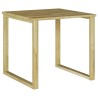 Ensemble de tables de transat 3 pièces en bois d'acacia massif 