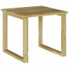 Ensemble de tables de transat 3 pièces en bois d'acacia massif 