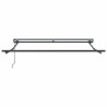Store manuel Anthracite 3 x 2,5 m Polyester & Métal 