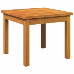 Ensemble Bistro 3 Pièces avec Coussins, en Bois d'Acacia Massif 