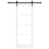 Porte coulissante avec kit de quincaillerie 'ORKDAL'Blanche 78x202 cm 