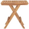 Table pliable de jardin 50x50x50 cm Bois de teck solide 