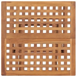 Table pliable de jardin 50x50x50 cm Bois de teck solide 