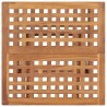 Table pliable de jardin 50x50x50 cm Bois de teck solide 