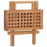 Table pliable de jardin 50x50x50 cm Bois de teck solide 