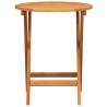 Table de jardin pliante ronde Ø60 x 72 cm en acacia 