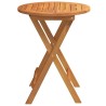 Table de jardin pliante ronde Ø60 x 72 cm en acacia 