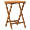 Table de jardin pliante ronde Ø60 x 72 cm en acacia 