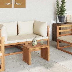 Table d'appoint de jardin 50x32.5x35 cm Bois de teck massif 